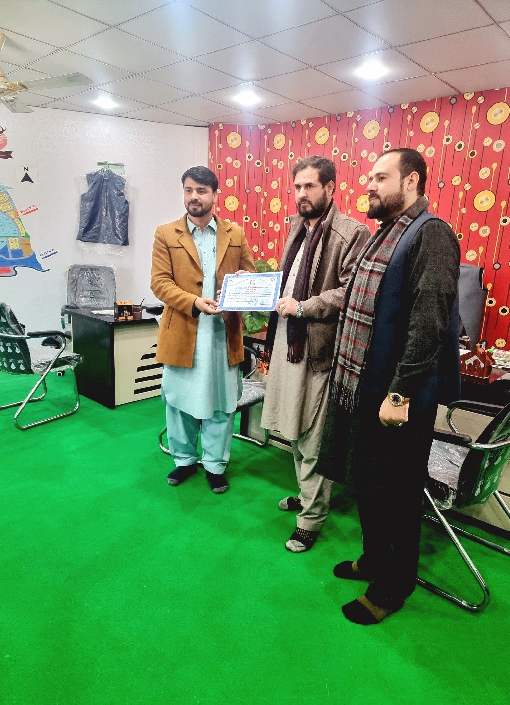 President Mr Rehmat Wali ,